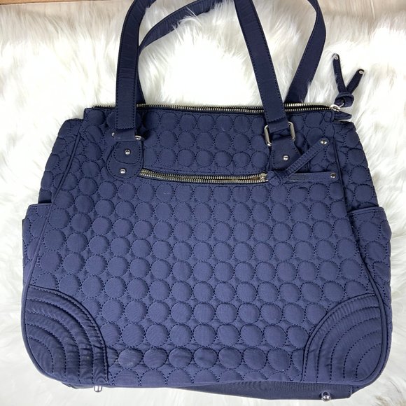 Vera Bradley Handbags - *SOLD*Vera Bradley Classic Navy Large Handbag